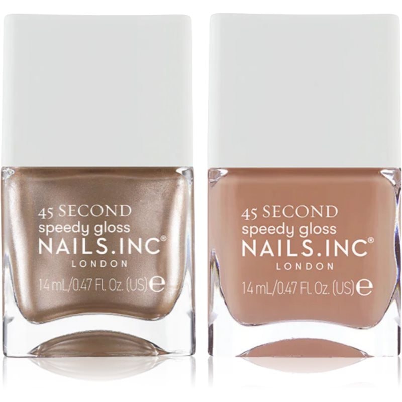 Nails Inc. 45 Second Mocha Mousse комплект лак за нокти - Комплект - Сравни цени от 1 магазин с безплатна доставка
