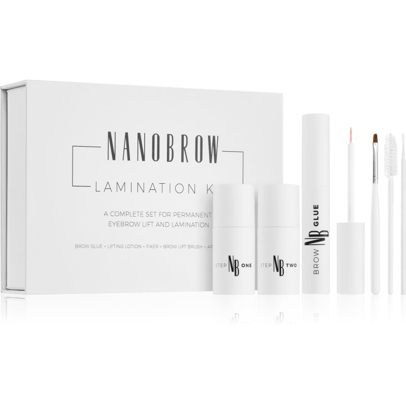 Nanobrow Lamination Kit комплект за оформяне на вежди - Комплект - Сравни цени от 2 магазина с безплатна доставка