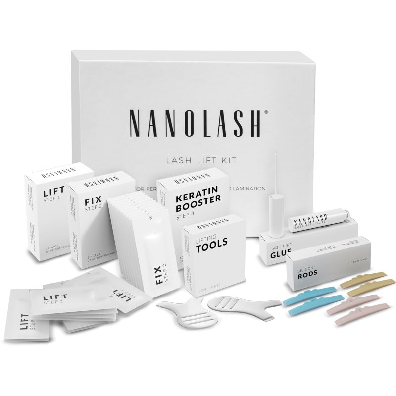 Nanolash Nanolash Lash Lift Kit комплект за лифтинг и ламиниране на мигли - Унисекс парфюм - Сравни цени от 1 магазин с безплатна доставка