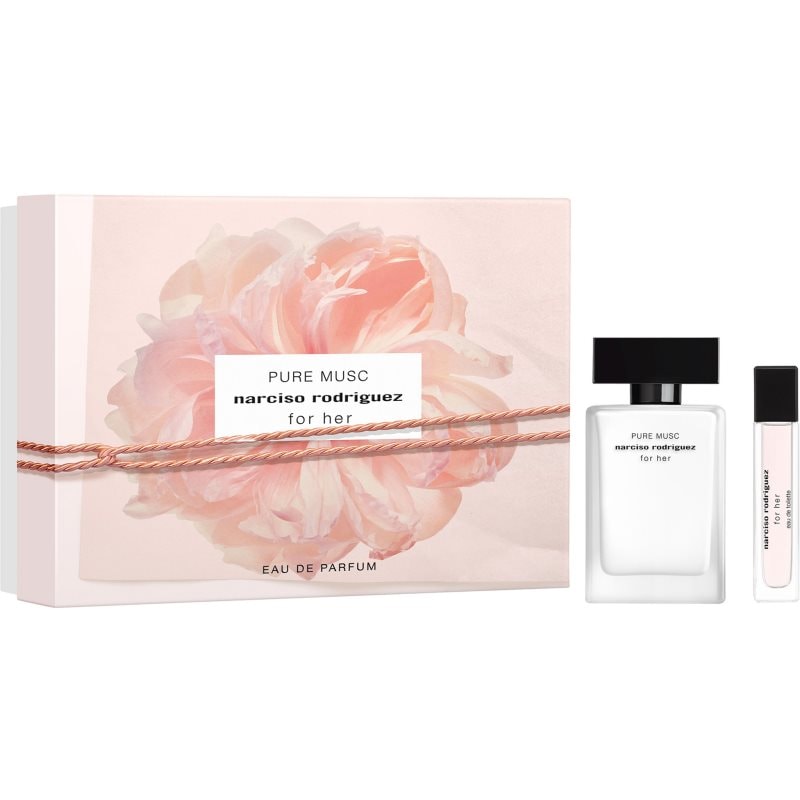 narciso rodriguez for her PURE MUSC подаръчен комплект за жени - Комплект - Сравни цени от 1 магазин с безплатна доставка