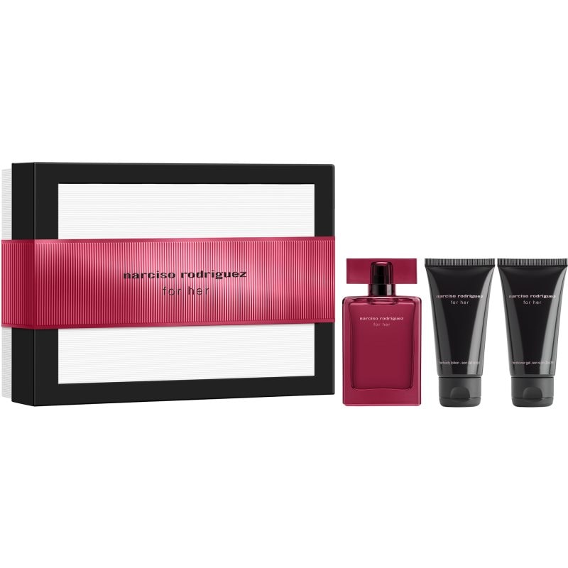 narciso rodriguez for her intense подаръчен комплект за жени - Комплект - Сравни цени от 1 магазин с безплатна доставка
