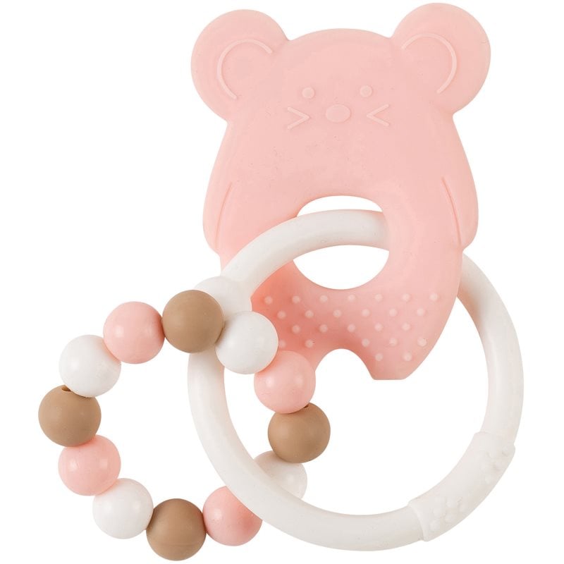 NATTOU Teether Lapidou гризалка Pink 4 m+