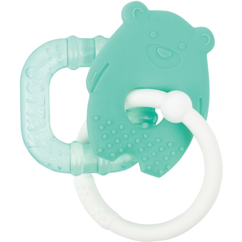 NATTOU Teether With Cooling Part гризалка с охлаждащ ефект Green Bear 3 m+