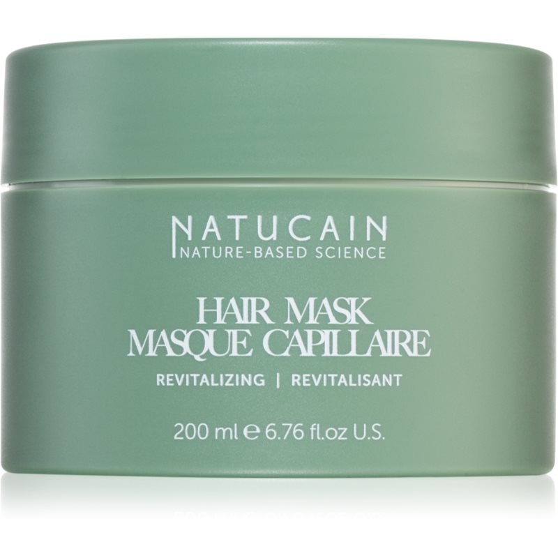 Natucain Natucain Revitalizing Hair Mask дълко подсилваща маска за коса за тънка коса със склонност към косопад - Унисекс парфюм 200мл - Сравни цени от 1 магазин с безплатна доставка
