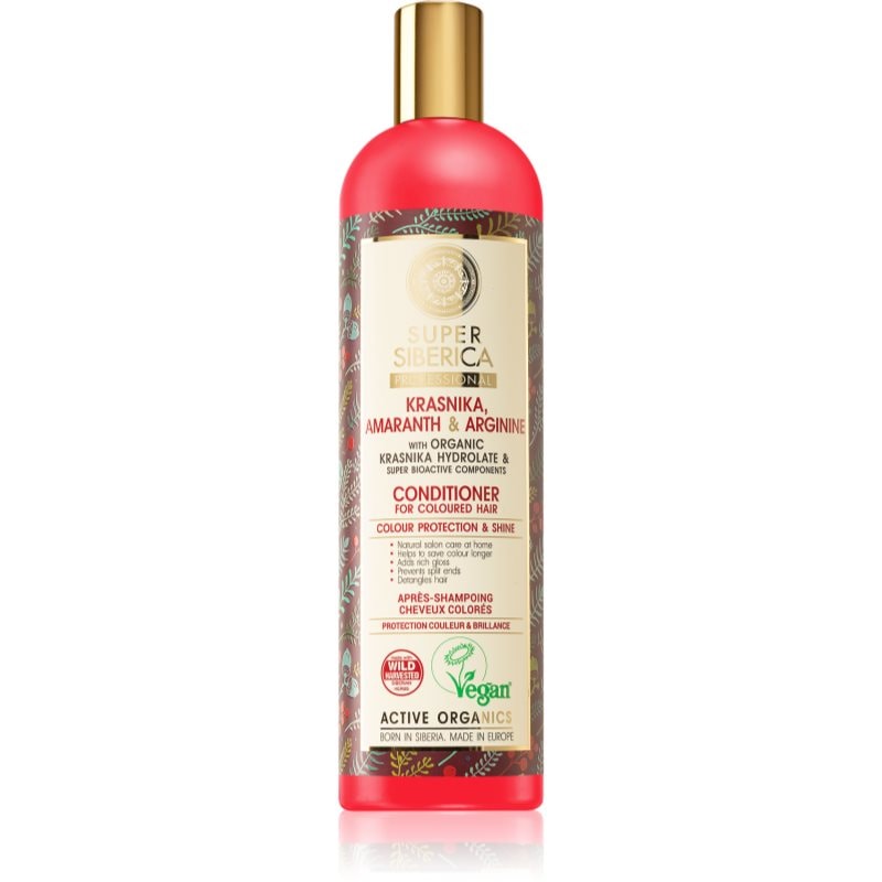 Natura Siberica Krasnika, Amaranth & Arginine подхранващ балсам за ядисана коса - Грижа за коса - Сравни цени от 1 магазин с безплатна доставка