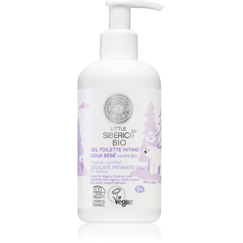Natura Siberica Little Siberica BIO нежен гел за интимна хигиена за деца от раждането им