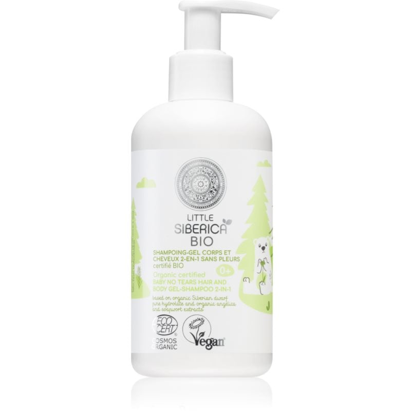 Natura Siberica Little Siberica BIO миещ гел за тяло и коса за деца от раждането им
