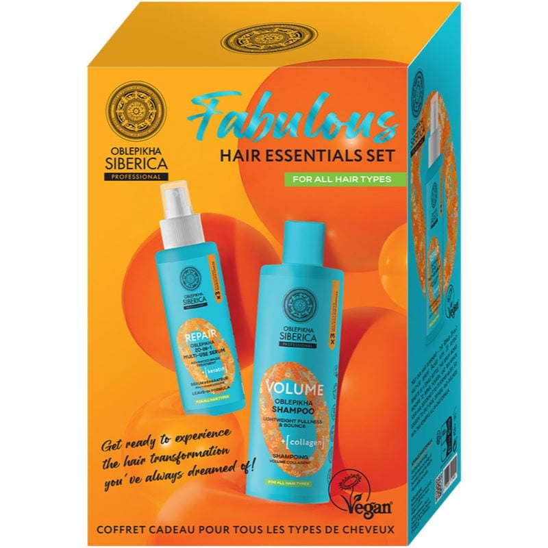 Natura Siberica Oblepikha Siberica Fabulous Hair Essentials Set подаръчен комплект За коса