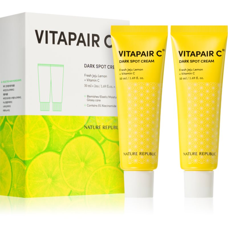 NATURE REPUBLIC Vitapair C Dark Spot Cream освежаващ гел крем за кожа с хиперпигментация 2x - Грижа за лице - Сравни цени от 1 магазин с безплатна доставка