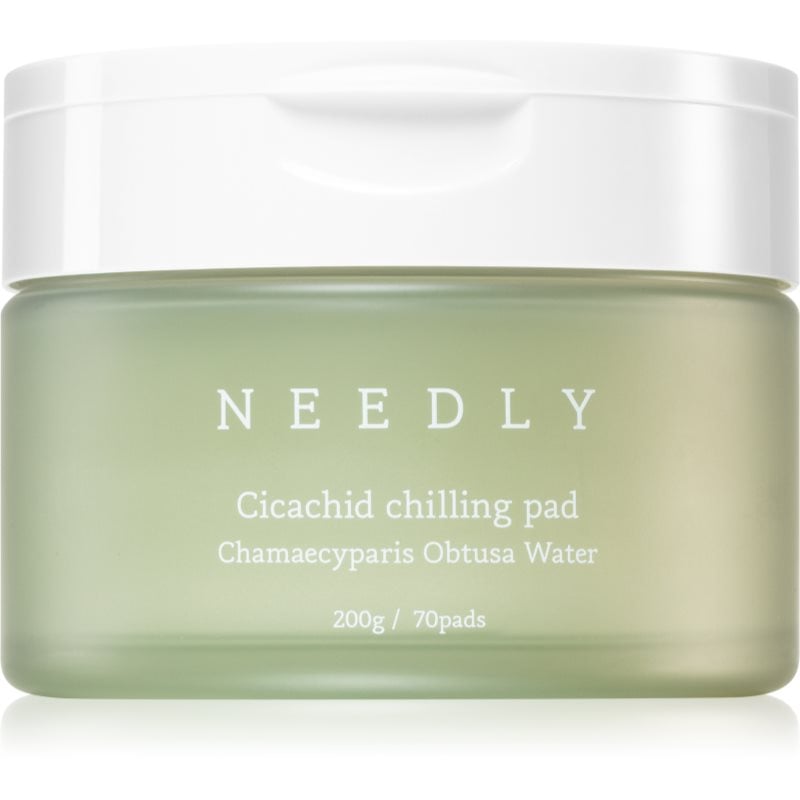NEEDLY Cicachid Chilling Pad ексфолиращи тампони за лице с успокояващ ефект