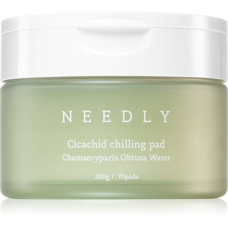 NEEDLY Cicachid Chilling Pad ексфолиращи тампони за лице с успокояващ ефект - Грижа за лице - Сравни цени от 1 магазин с безплатна доставка