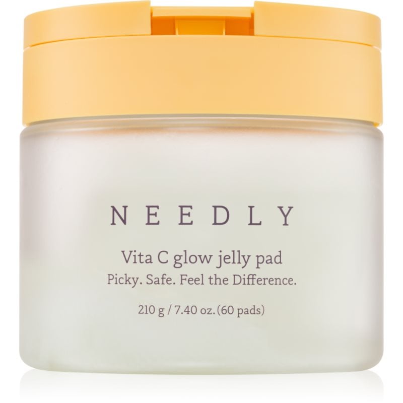 NEEDLY Vita C Glow Jelly Pad почистващи тампони за озаряване на лицето с витамин С