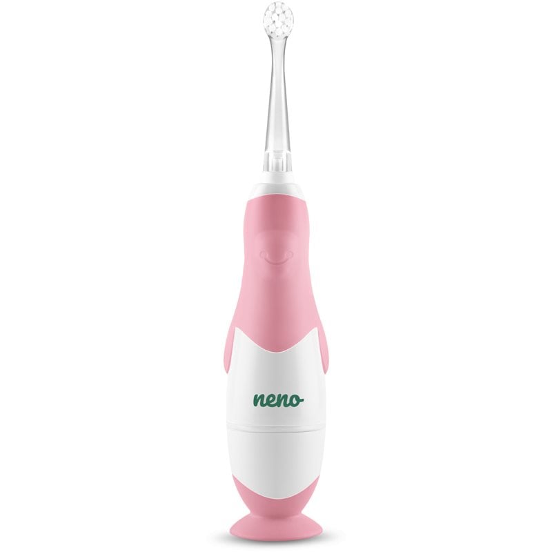 NENO Denti Pink детска електрическа четка за зъби със сменяеми батерии 3 m+