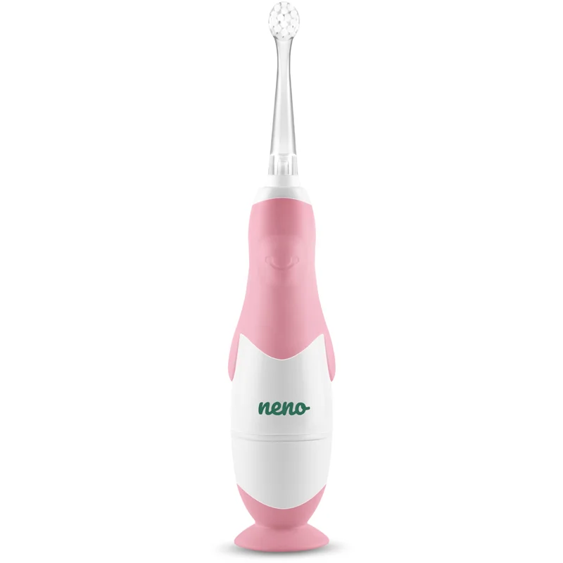 NENO Denti Pink детска електрическа четка за зъби със сменяеми батерии 3 m+