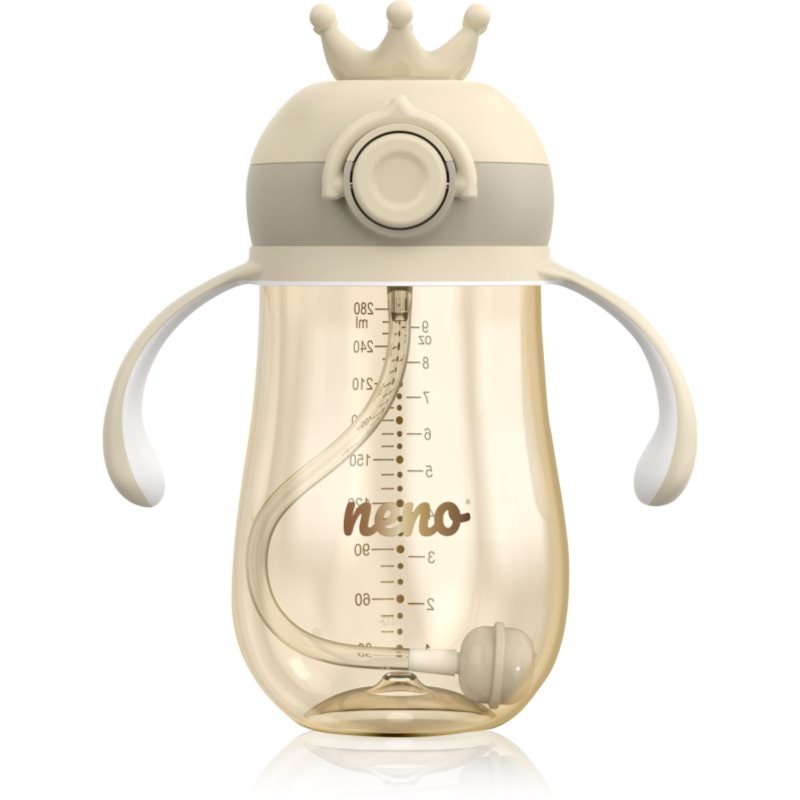 NENO Mio 2 12m+ преходна чаша със сламка Cream - За деца - Сравни цени от 1 магазин с безплатна доставка