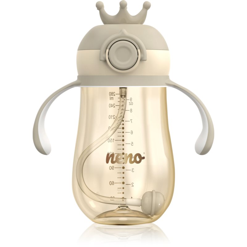 NENO Mio 2 12m+ преходна чаша със сламка Brown - Грим - Сравни цени от 1 магазин с безплатна доставка