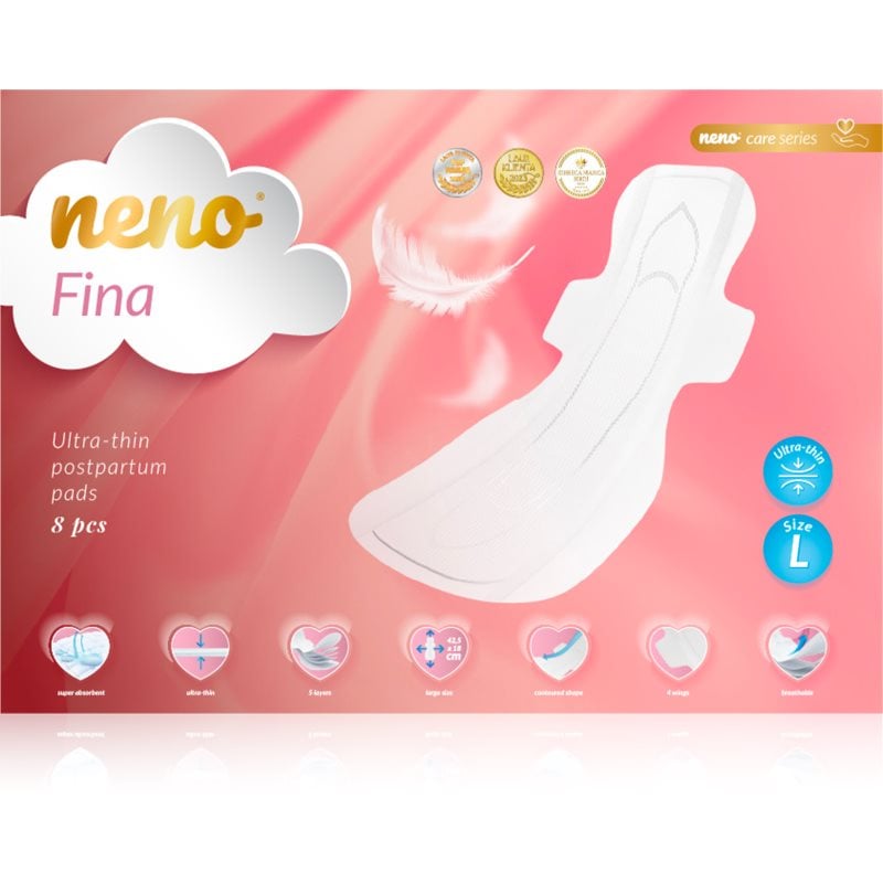 NENO Fina дамски превръзки за след раждане размер L Ultra-thin
