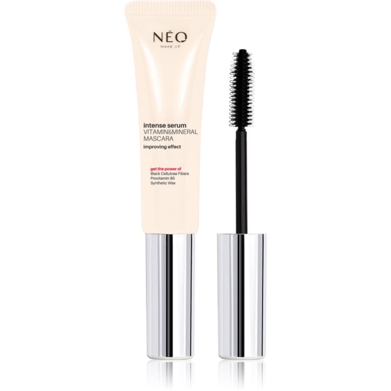 NEO MAKE UP Intense Serum Vitamin & Mineral Mascara подхранваща спирала за стимулиране растежа на миглите