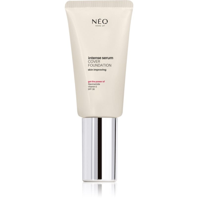 NEO MAKE UP Intense Serum Cover Foundation фон дьо тен за естествен вид SPF 30 - Грим - Сравни цени от 1 магазин с безплатна доставка