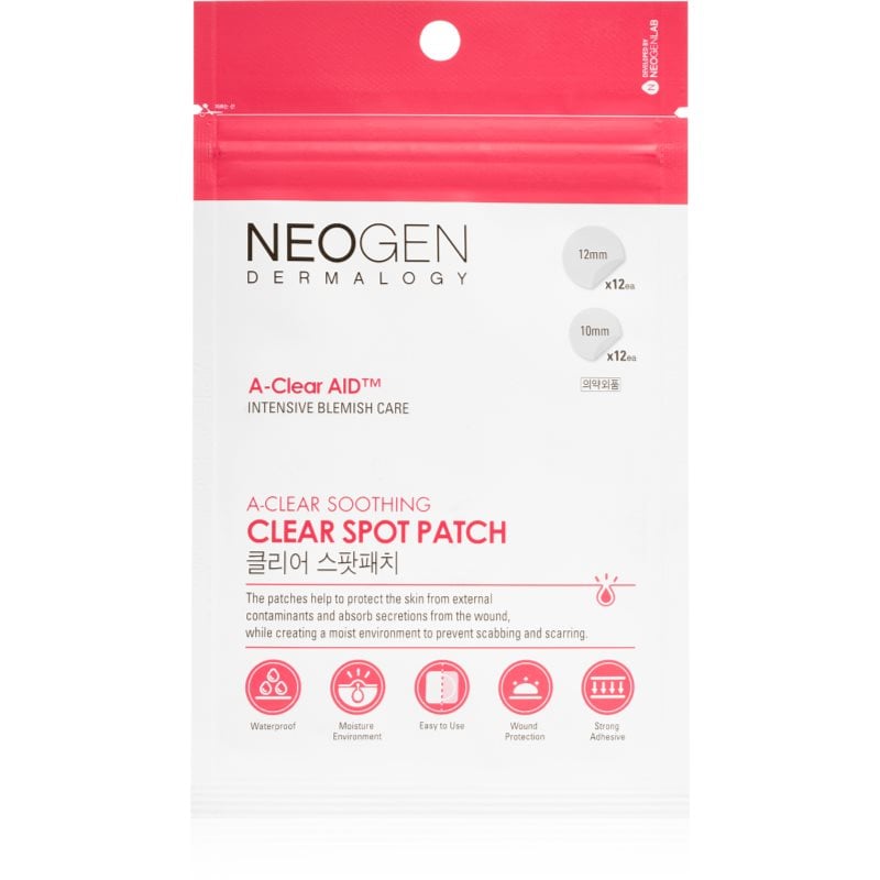 Neogen Dermalogy A-Clear Soothing Spot Patch почистваща лепенка за кожа с акне