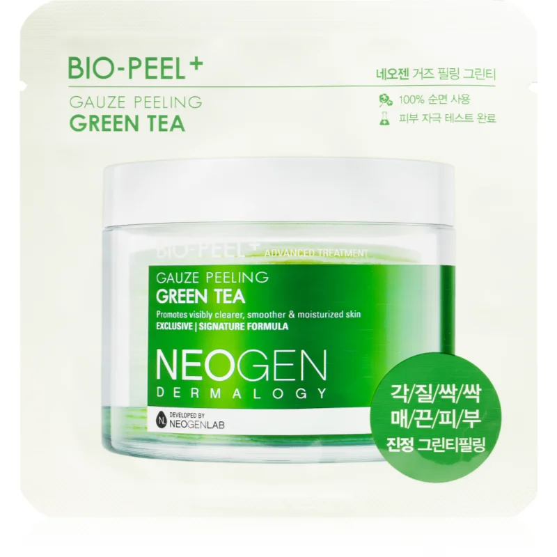 Neogen Dermalogy Bio-Peel+ Gauze Peeling Green Tea ексфолиращи тампони за лице за освежаване и хидратация - Грижа за лице - Сравни цени от 1 магазин с безплатна доставка