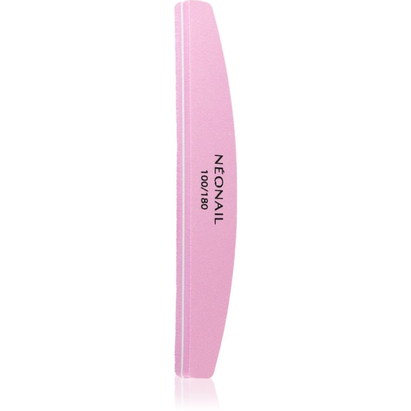 NEONAIL Nail Buffer Curved пила за полиране на нокти тип 100/180 Pink - Грим - Сравни цени от 1 магазин с безплатна доставка