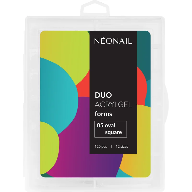 NEONAIL Duo Acrylgel Forms шаблони за нокти тип 05 Oval Square - Грим - Сравни цени от 1 магазин с безплатна доставка