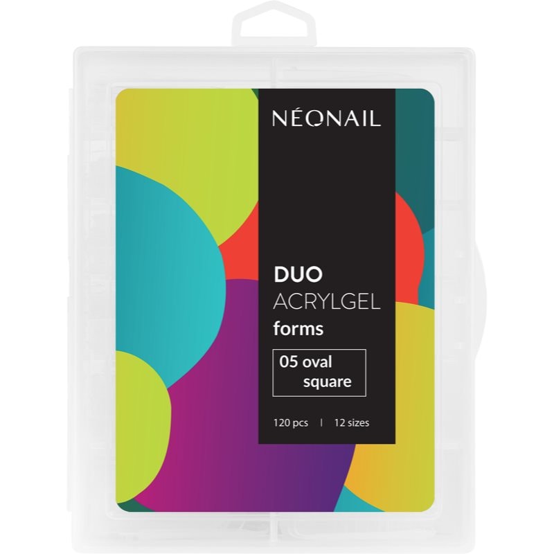 NEONAIL Duo Acrylgel Forms шаблони за нокти тип 05 Oval Square - Грим - Сравни цени от 1 магазин с безплатна доставка