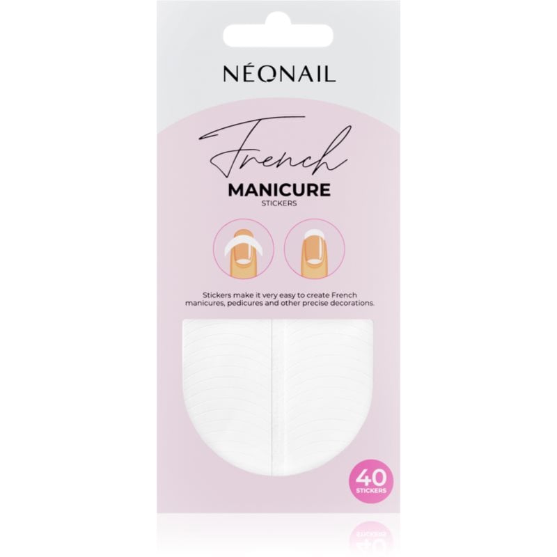 NEONAIL French Manicure Stickers Стикери за нокти тип 01 40 бр.