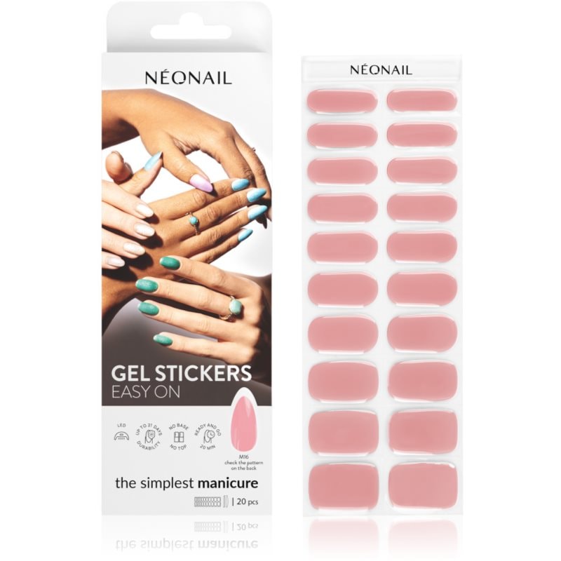 NeoNail NEONAIL Easy On Gel Stickers Стикери за нокти с използване на UV/LED лампа - Унисекс парфюм 20мл - Сравни цени от 1 магазин с безплатна доставка