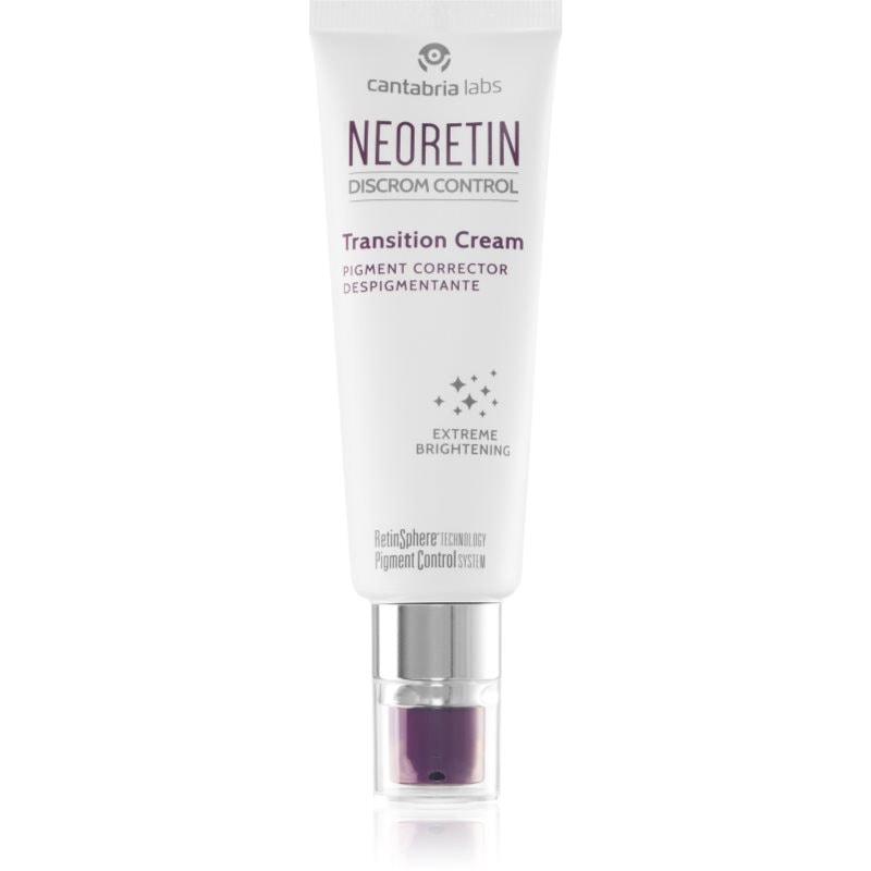 Neoretin Neoretin Discrom control Transition Cream изсветляваща крем с регенериращ ефект - Унисекс парфюм 50мл - Сравни цени от 1 магазин с безплатна доставка