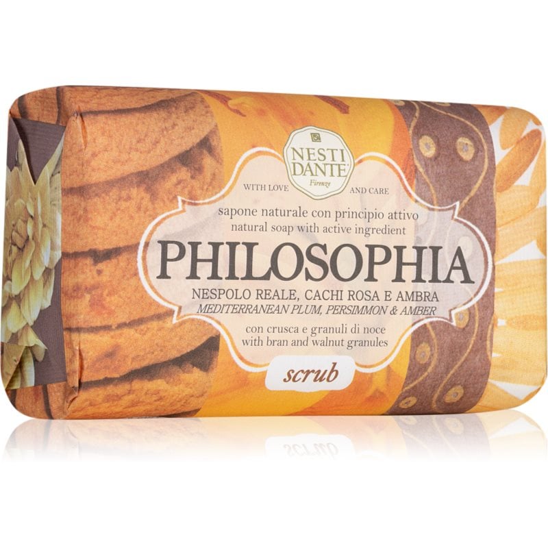 Nesti Dante Philosophia Scrub with Bran & Walnut Granules натурален сапун