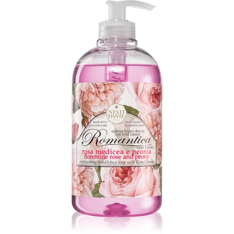Nesti Dante Romantica Florentine Rose and Peony течен сапун за ръце