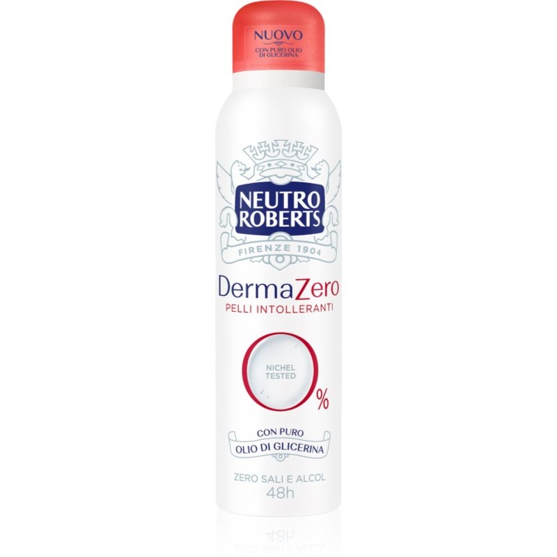 Neutro Roberts DermaZero дезодорант в спрей за чувствителна кожа - Грижа за тяло - Сравни цени от 1 магазин с безплатна доставка