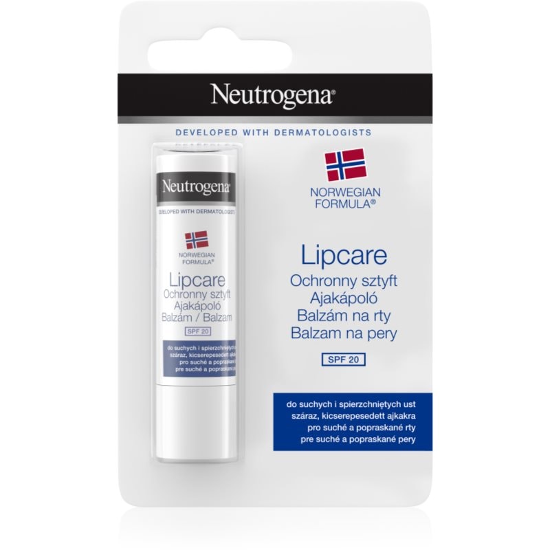 Neutrogena Neutrogena Norwegian Formula® балсам за устни SPF 20 - Унисекс парфюм 8мл - Сравни цени от 1 магазин с безплатна доставка
