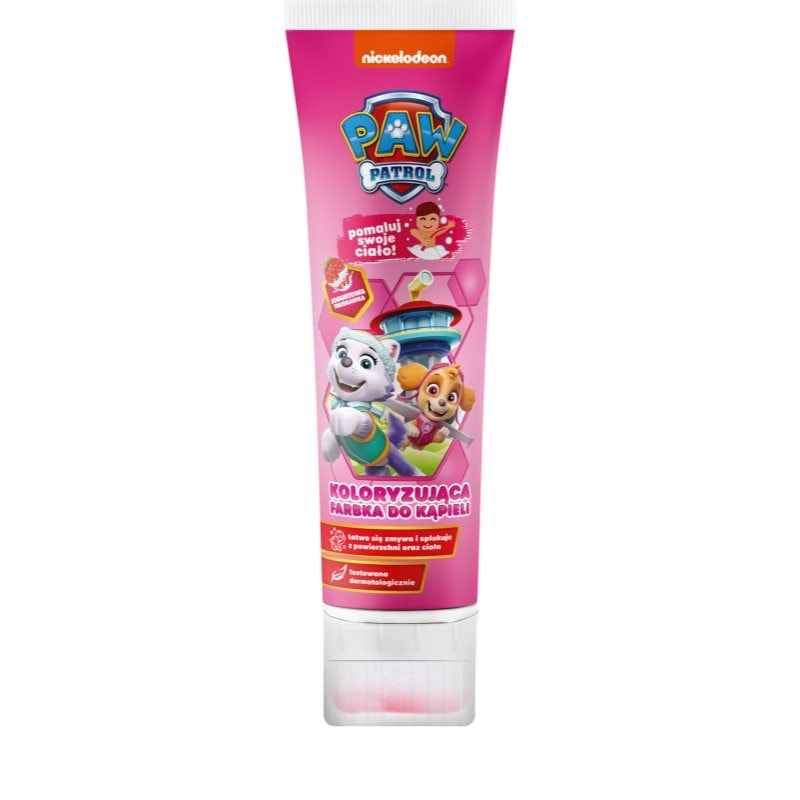 Nickelodeon Nickelodeon Paw Patrol Coloring Bath Paint пяна за вана за деца Pink Strawberry - Унисекс парфюм 150мл - Сравни цени от 1 магазин с безплатна доставка