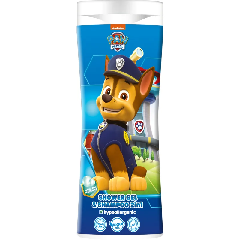 Nickelodeon Paw Patrol Shower gel & Shampoo 2in1 шампоан и душ гел за деца Bubble Gum - За деца - Сравни цени от 1 магазин с безплатна доставка