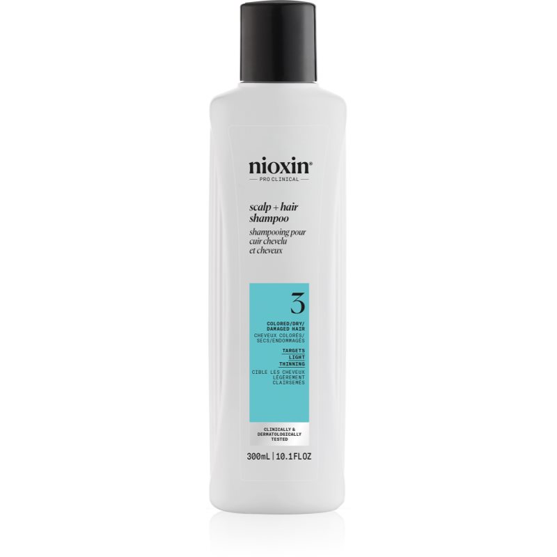 Nioxin System 3 Scalp + Hair Shampoo почистващ шампоан за ядисана и оредяваща коса - Грижа за коса - Сравни цени от 1 магазин с безплатна доставка