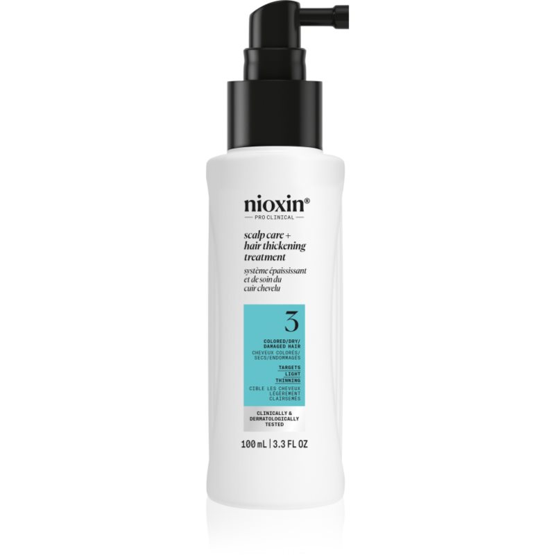 Nioxin Nioxin System 3 Scalp + Hair Thickening Treatment грижа без отмиване за разредена коса - Унисекс парфюм 100мл - Сравни цени от 1 магазин с безплатна доставка