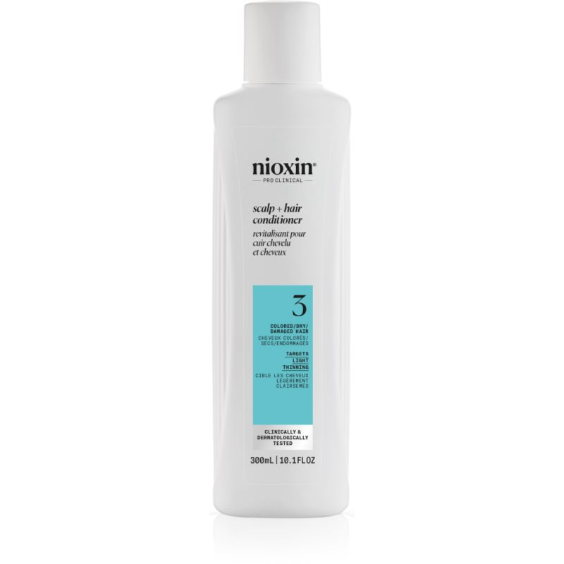 Nioxin Nioxin System 3 Scalp + Hair Conditioner балсам за ядисана оредяваща коса - Унисекс парфюм 300мл - Сравни цени от 1 магазин с безплатна доставка