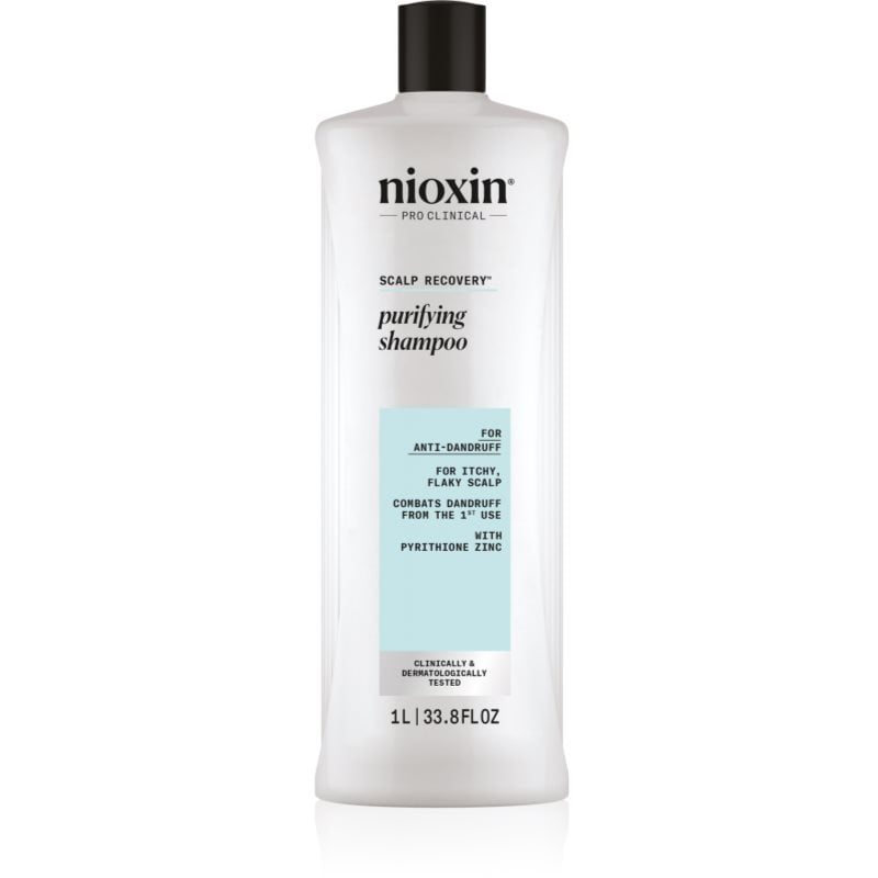 Nioxin Scalp Recovery Purifying Shampoo шампоан за оредяваща и сплескана коса против пърхот