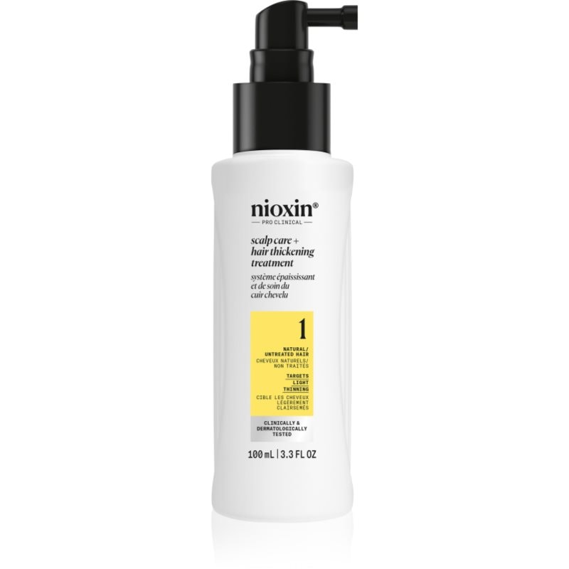 Nioxin System 1 Scalp + Hair Thickening Treatment серум за плътност и защита срещу накъсване на косата - Грижа за коса - Сравни цени от 1 магазин с безплатна доставка