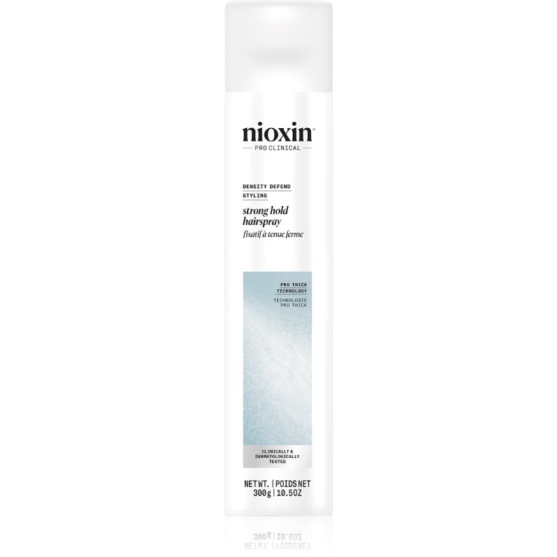 Nioxin Density Defend Styling Strong Hold Hairspray лак за коса за съвършен обем
