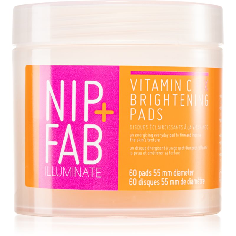 NIP+FAB NIP+FAB Vitamin C Fix почистващи тампони за озаряване на лицето - Унисекс парфюм 60мл - Сравни цени от 1 магазин с безплатна доставка