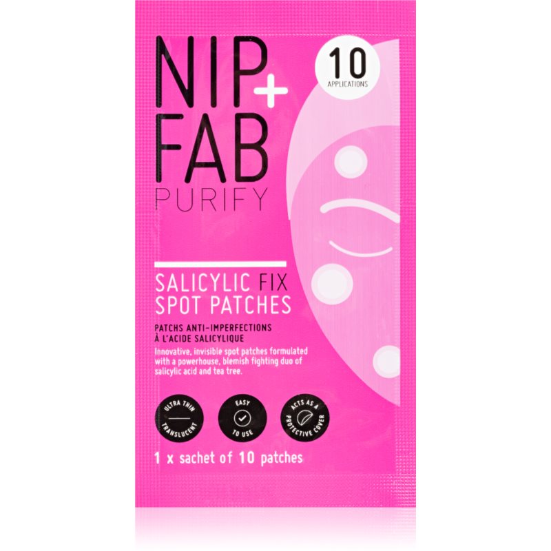 NIP+FAB Salicylic Fix почистващи лентички за лице - Грижа за лице - Сравни цени от 1 магазин с безплатна доставка