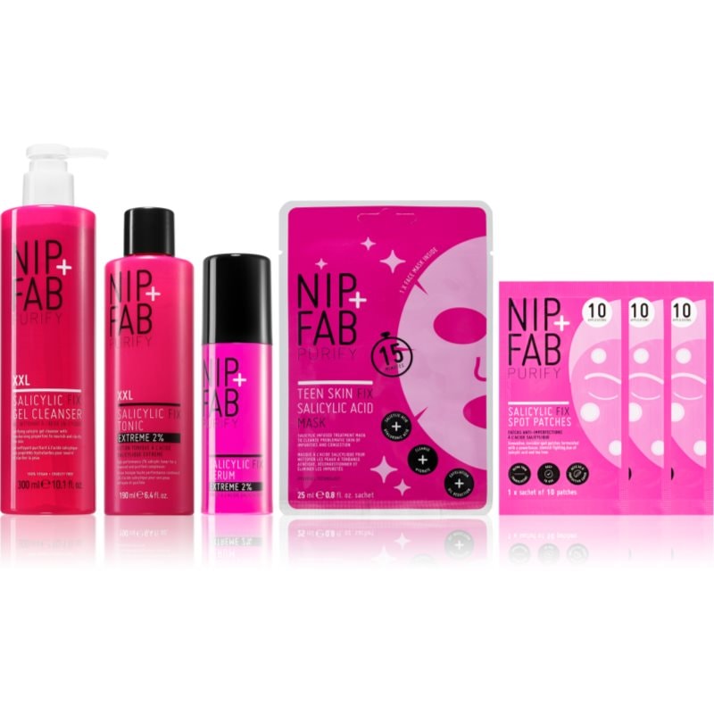 NIP+FAB Salicylic Fix Bundle комплект за грижа за лице - Комплект - Сравни цени от 1 магазин с безплатна доставка
