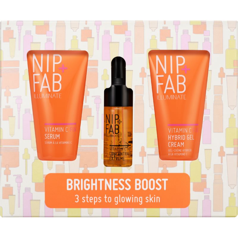 NIP+FAB Vitamin C Fix Brightness Boost комплект за грижа за лицето с витамин С - Комплект - Сравни цени от 1 магазин с безплатна доставка