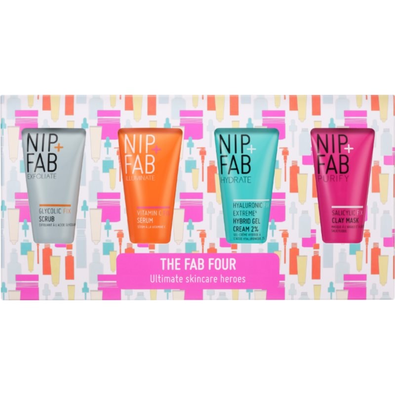 NIP+FAB The Fab Four Best Sellers Mix комплект за грижа за лицето - Комплект - Сравни цени от 1 магазин с безплатна доставка