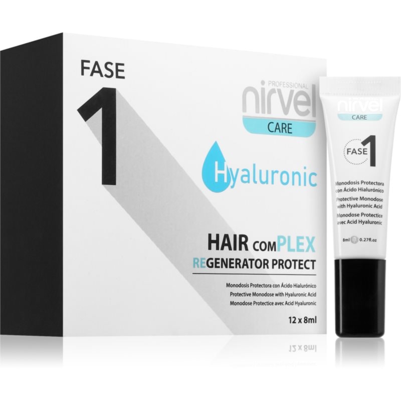 Nirvel Nirvel Fase 1 защитна грижа за увредена коса 12x - Унисекс парфюм 8мл - Сравни цени от 1 магазин с безплатна доставка