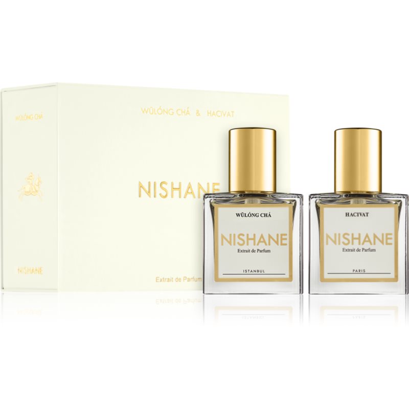 Nishane Nishane Hacivat & Wulong Cha Travel Set комплект за пътуване унисекс 2x - Унисекс парфюм 15мл - Сравни цени от 1 магазин с безплатна доставка